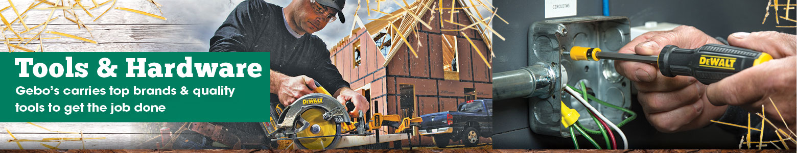 Tools & Hardware Tools & Hardware Header